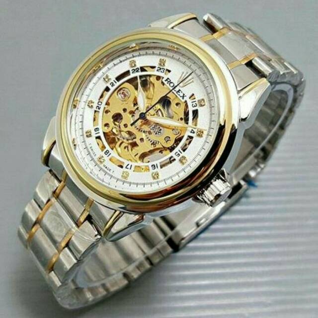 Jam Tangan Pria / Wanita Rolex Automatic Mesin Limited