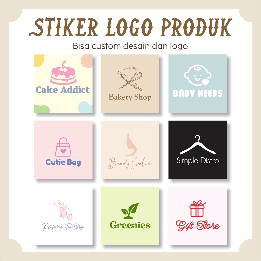 

STIKER LOGO PRODUK KEMASAN STICKER BOTOL JAR CUSTOM | STIKER TOPLES | STIKER BOX | PACKAGING | LABEL | ANTI AIR | CETAK CUSTOM