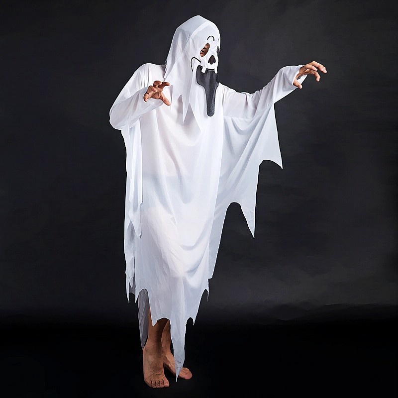 Kostum Halloween Hantu Putih Cosplay White Ghost Seprei White Ghost