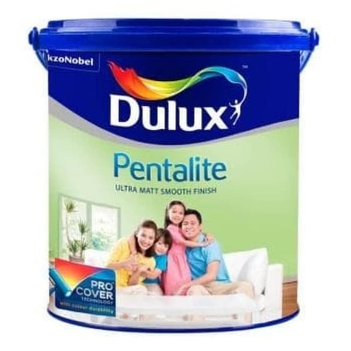 *cod* Dulux Pentalite Brilliant White galon 2.5 liter - Putih Base *cod*