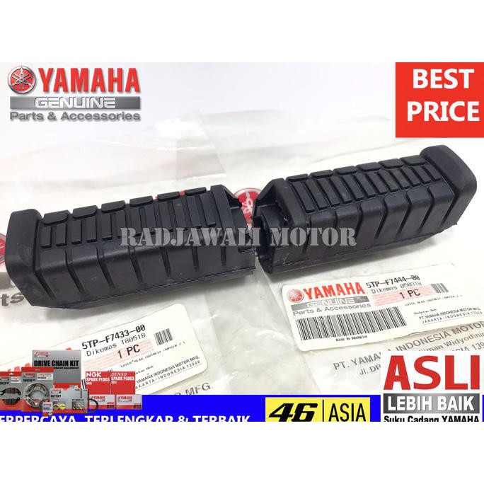 Karet Step Belakang Jupiter Z Set Kanan Kiri Asli Original Yamaha