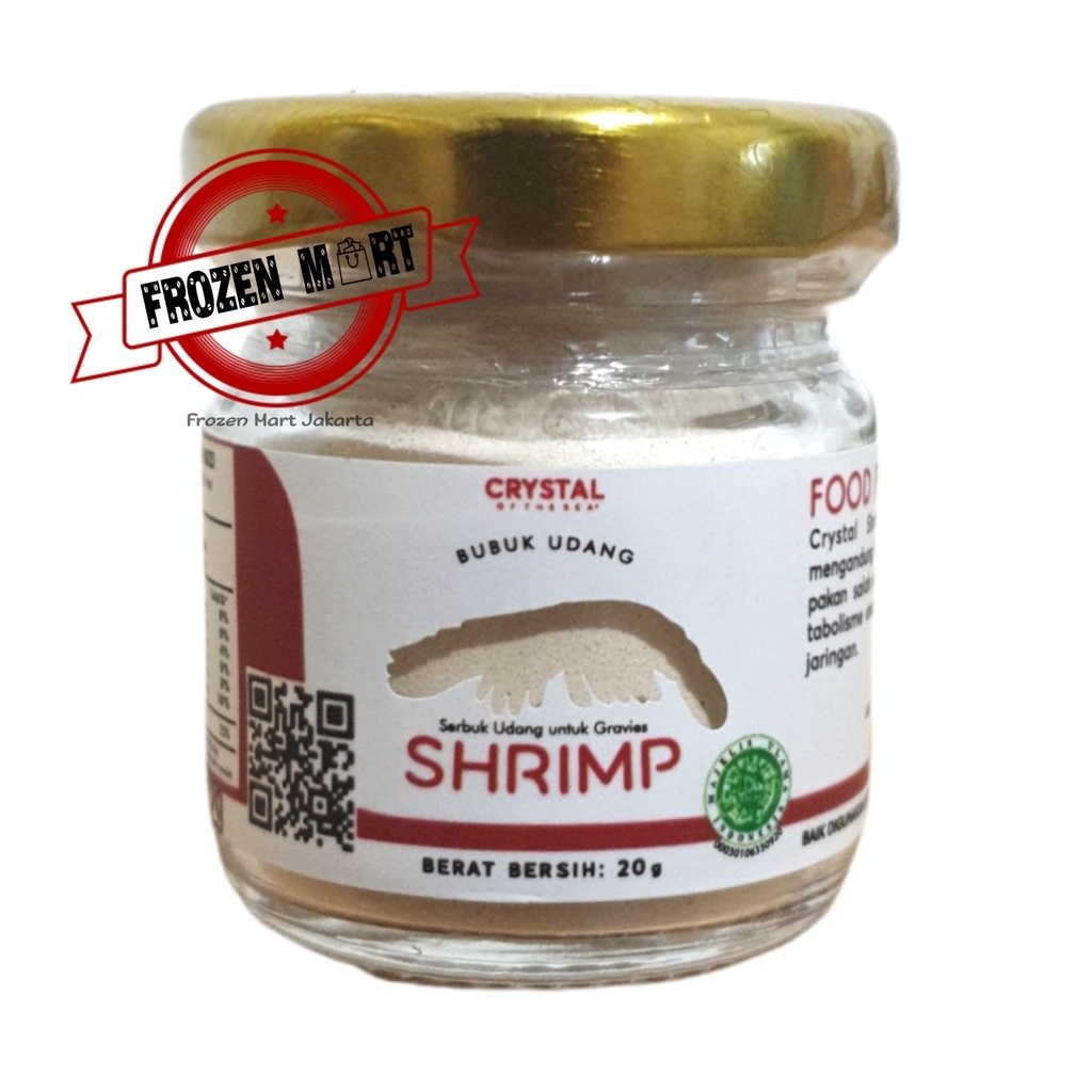 Shrimp Food Powder / Bubuk Udang Rebon / Umami / Kaldu MPASI 20 Gr