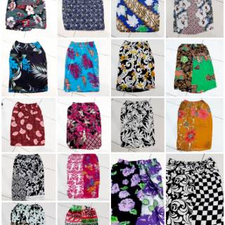 SIZE L Celana pendek santai kolor motif bahan katun dan SIZE L Celana pendek santai kolor motif bahan katun dan