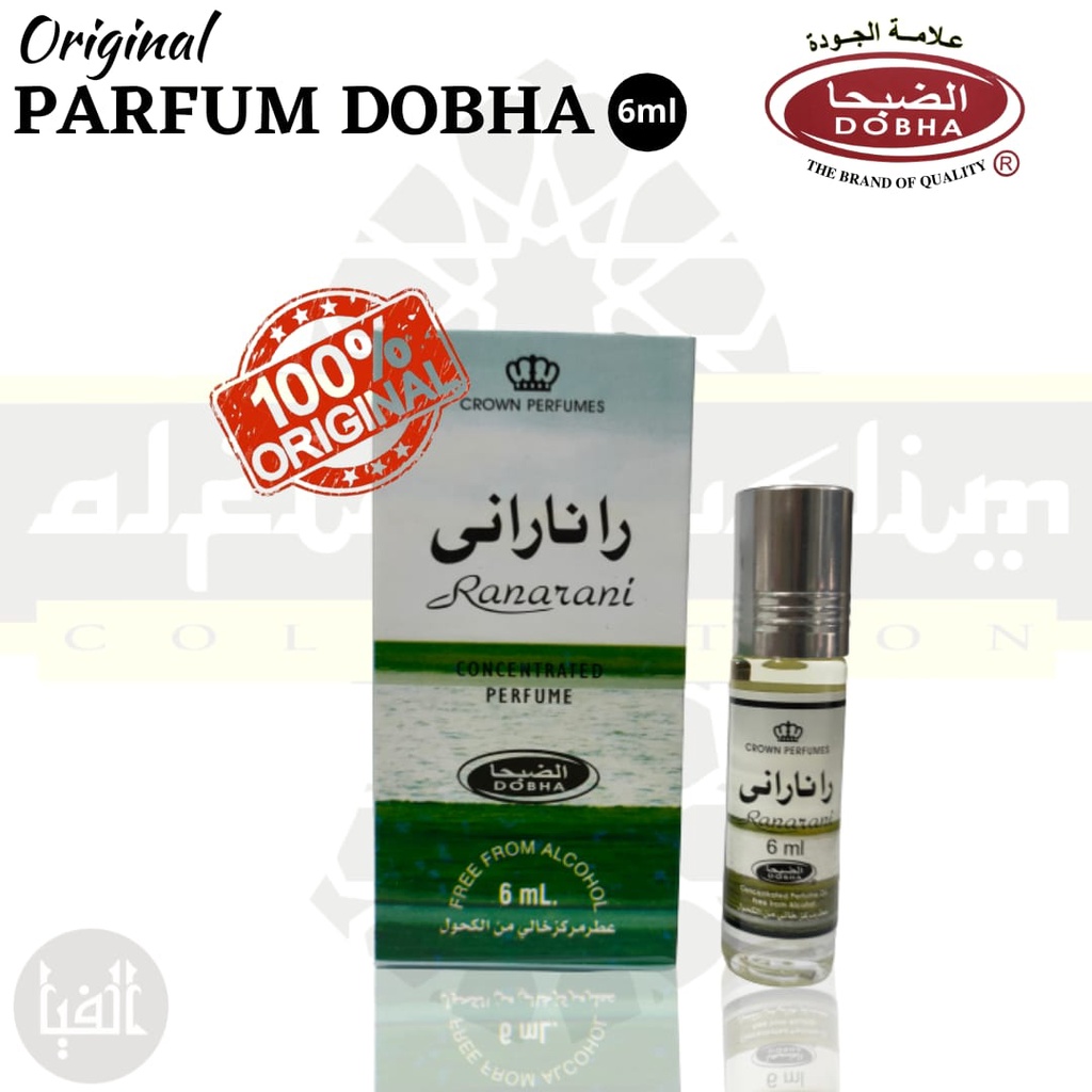 Dobha Vanilla Parfum Minyak Wangi Non Alkohol 6ml Roll On