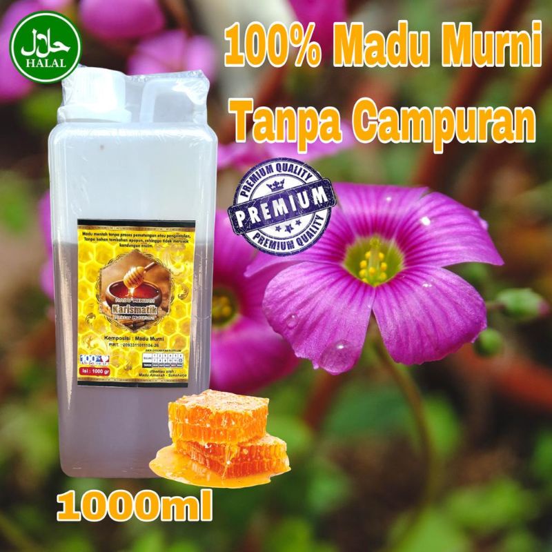 

Madu Murni Kharismatik 1kg (1000ml)