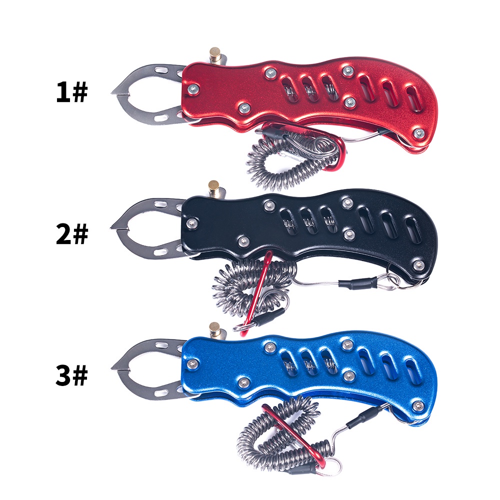 HENGJIA Fish Gripper Plier Controller Practical Fishing Gripper Gear Tool ABS Grip Tackle Holder Fish Clamp with Adjustable Rope