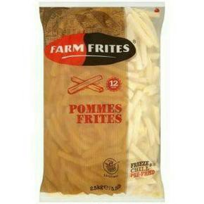 

{BISA COD} French Fries Farm Frites 2.5 kg PRODUK TERBATAS [Kode 1|Kode 2|Kode 3|Kode 4|Kode 5|Kode