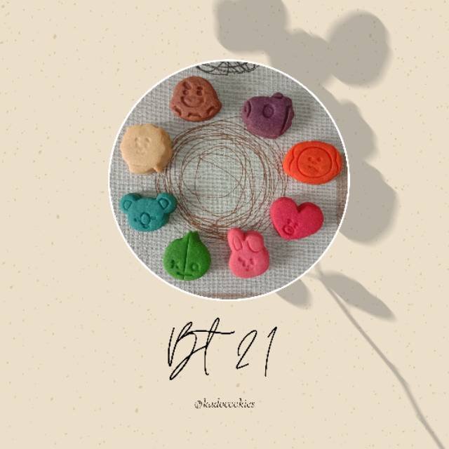 

BTS BT 21 Cookies (Kue kering BT 21 BTS)