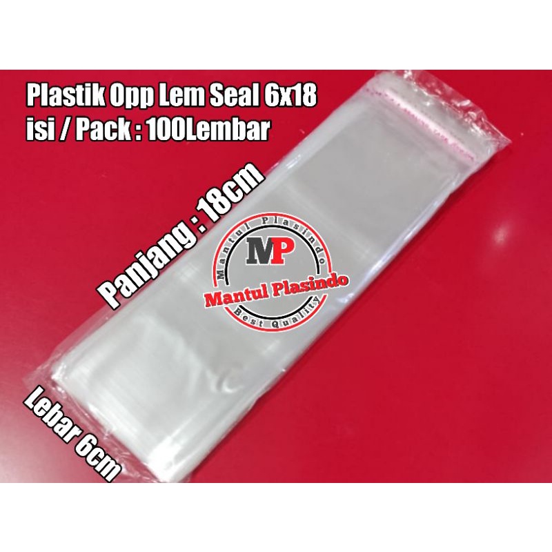 isi 100pcs Plastik Opp Lem Seal 6x18,7x25 Bungkus Sendok Garpu