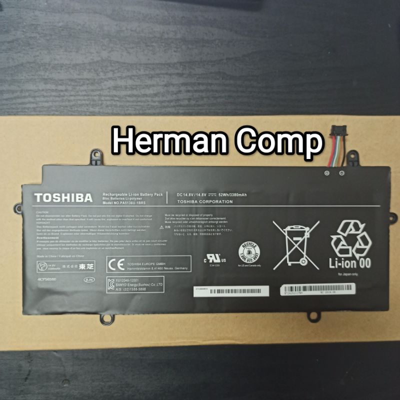 Original Baterai Toshiba Portege Z30 Z30-A Z30-B Z30-C Z30T Z30T-A Z30T-B