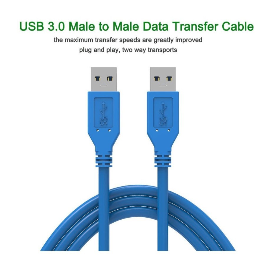 Cable usb A 3.0 bestlink 1.5m am-am extender 5Gbps sync data power - Kabel usb3.0 male indobestlink 1.5 meter 150cm