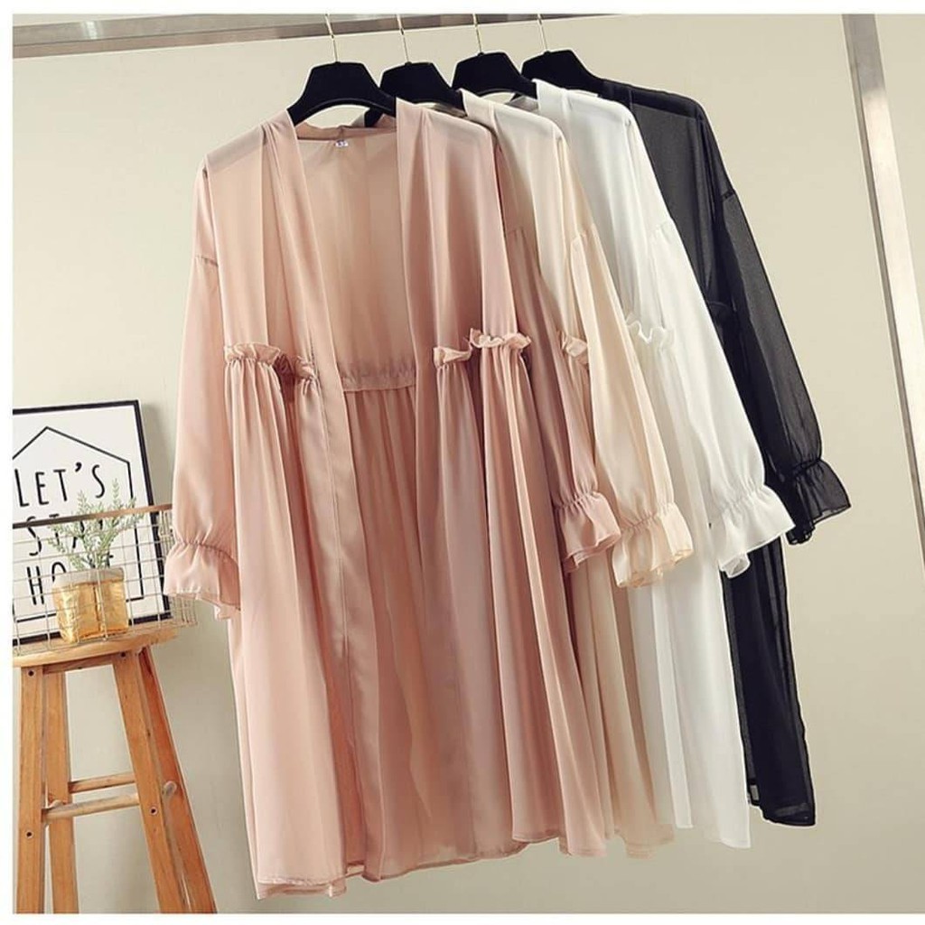 Toke Baju Outer Gamis Syari asdf /Baju Muslimah