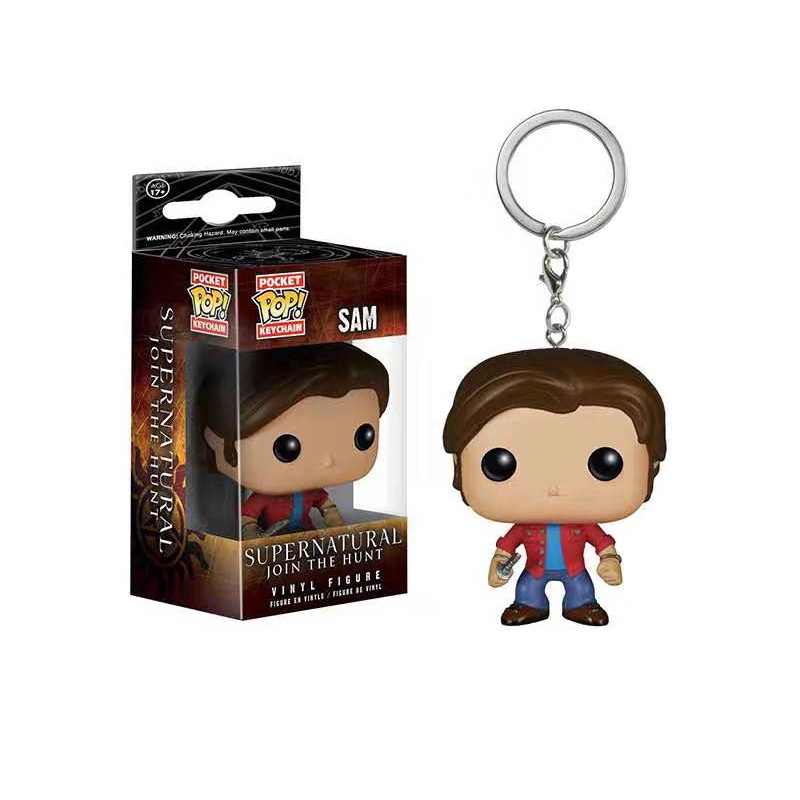 1pc Gantungan Kunci Funko POP Supernatural Bahan PVC Untuk Hadiah