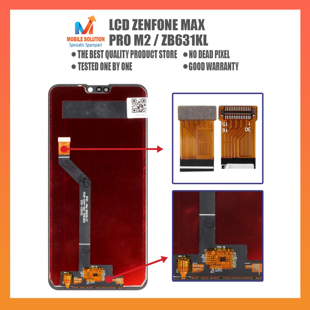 Grosir LCD Asus Zenfone Max Pro M2 ZB631KL ORIGINAL 100% Fullset Touchscreen Garansi 1 Bulan + Packing / Bubbel