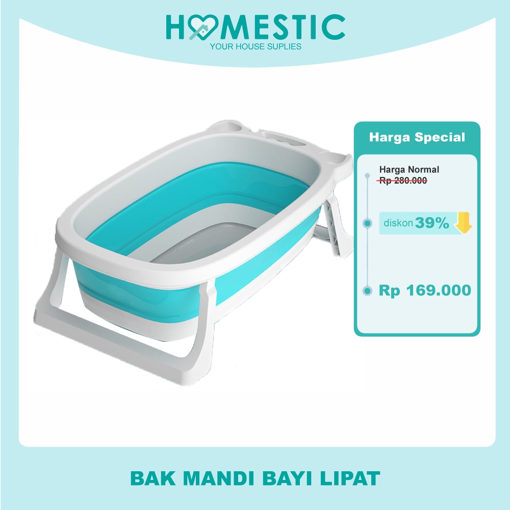 FOLDABLE BABY BATH TUB | BAK MANDI LIPAT | TEMPAT MANDI BAYI