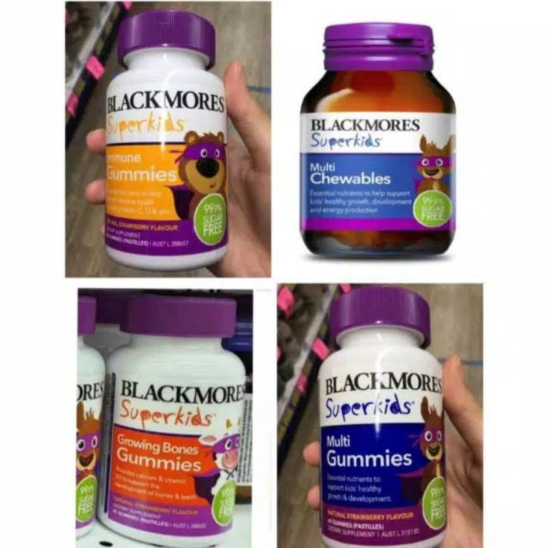 Blackmores Super Kids (Multi Chewa/Gummie,Immune Gummie/Chewa,GrowingBonesGummie,Omega BrainChew)