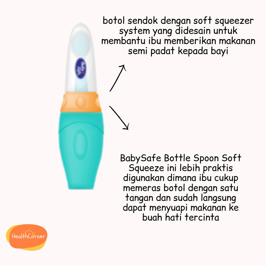 BabySafe Bottle Spoon Soft Squeeze