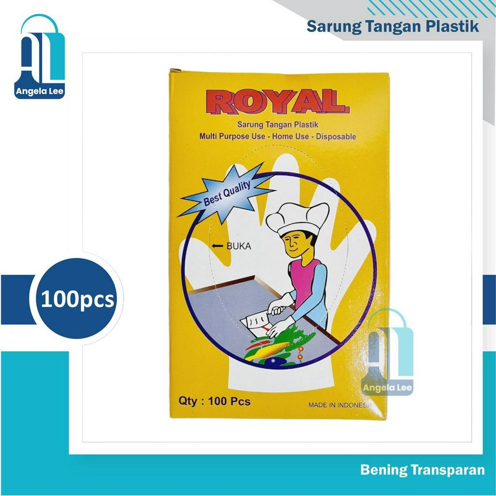 Sarung Tangan Plastik Premium Serbaguna Royal isi 100lembar