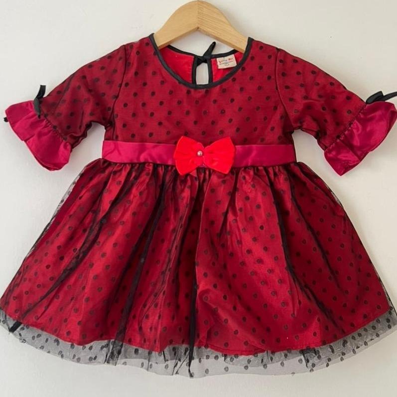 Dress Pesta Kondangan Ulang Tahun Mewah Lucu Bayi Anak Perempuan Cewek Terlaris Kode 21 Babeebabyshop