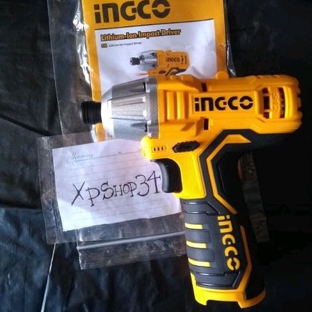 bor cordless impact driver ingco 12v s12 unit only baterai bisa total
