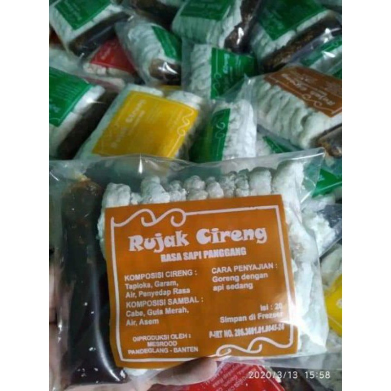 

rujak cireng rasa sapi panggang