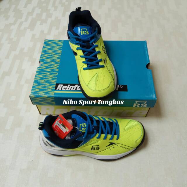 Sepatu Badminton RS JF 795 Lemon