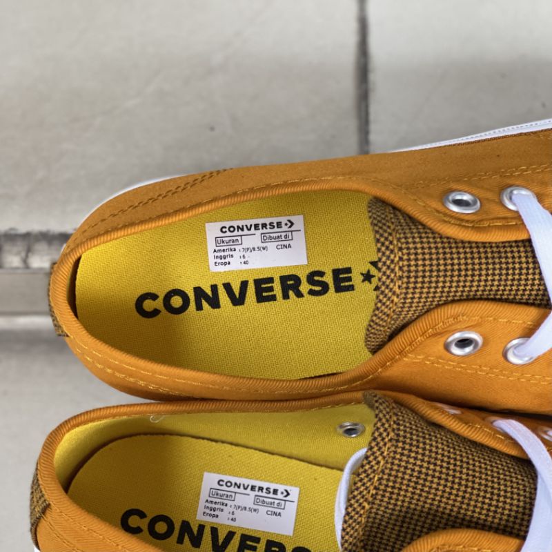 Converse Jack Purcell Ox Saffron Yellow