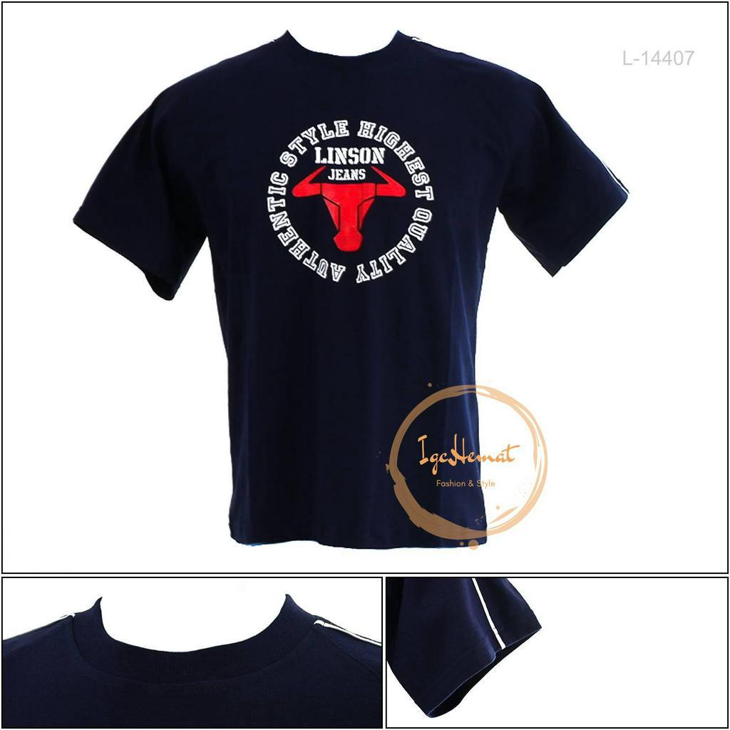 KAOS OBLONG LAKI LAKI LENGAN PENDEK LINSON[L14407]