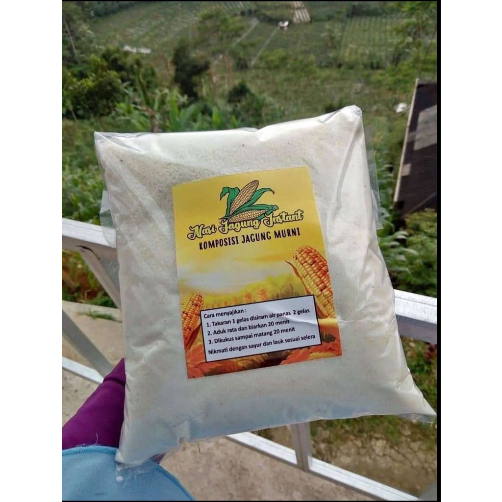 

Beras Nasi Jagung Instan / Sego Empok / Makanan Sehat Alami Ampok Anti Kolesterol Diabetes
