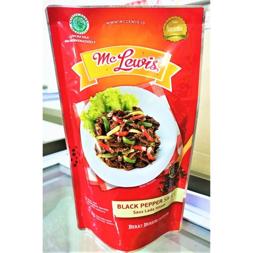 

MC Lewis Black Pepper Sauce 310gr