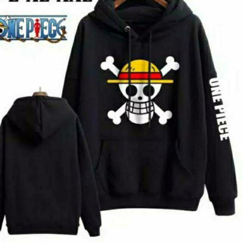 ( BISA BAYAR DITEMPAT ) JAKET HOODIE JUMPER ONE PIECE LOGO BESAR DE