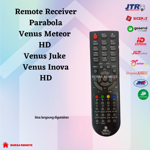 Remot / Remote Receiver Parabola VENUS METEOR HD / Venus Juke / Venus Inova HD tanpa setting