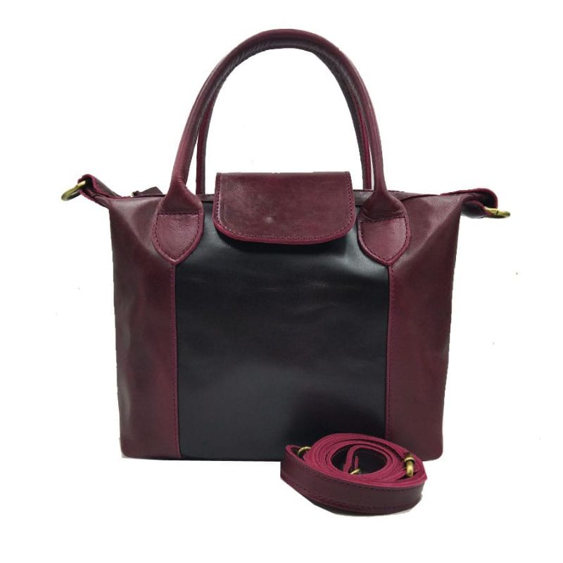 tas kulit wanita long cham tabung polos