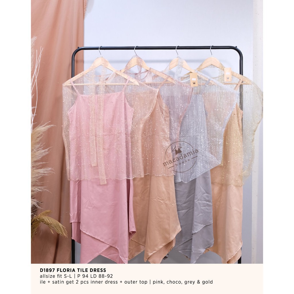 FLORIA TILE DRESS
