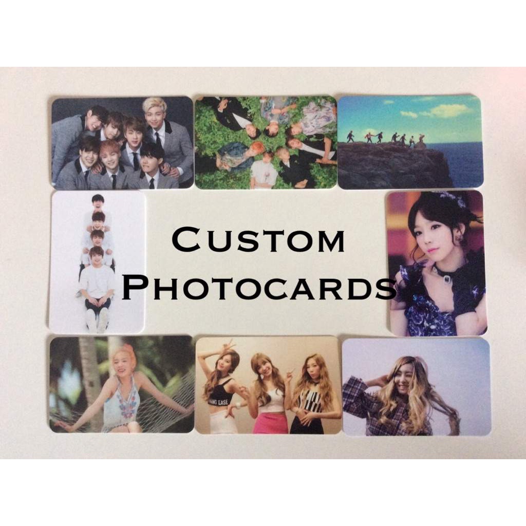 CUSTOM PHOTOCARD 2 SISI / BTS / BLACKPINK / EXO