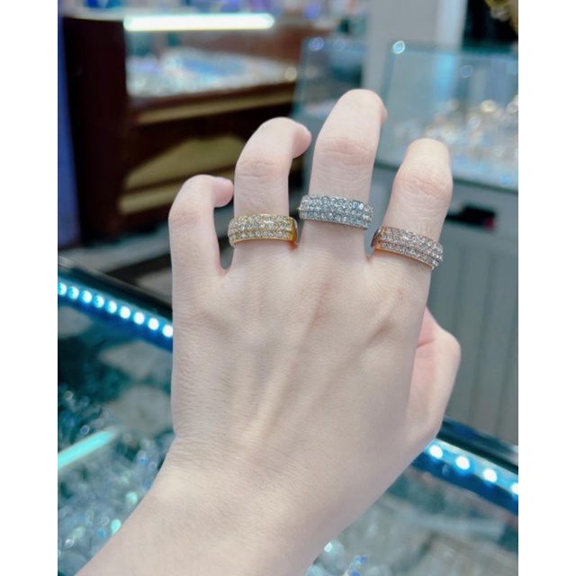 Cincin titanium mata baris 3