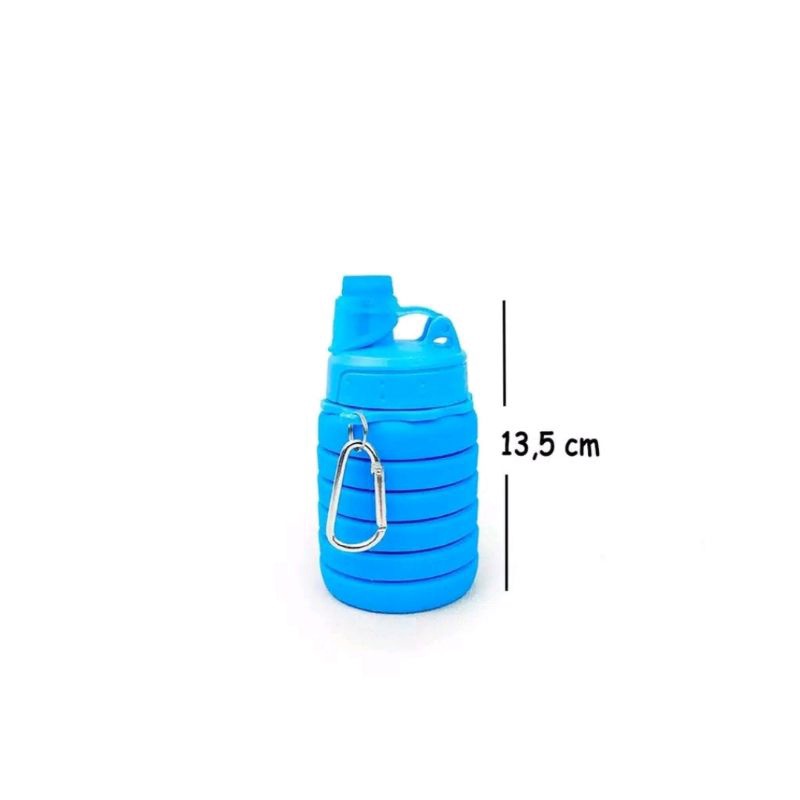 Botol Minum Lipat Portable Silicon 500ml Foldable Bottle