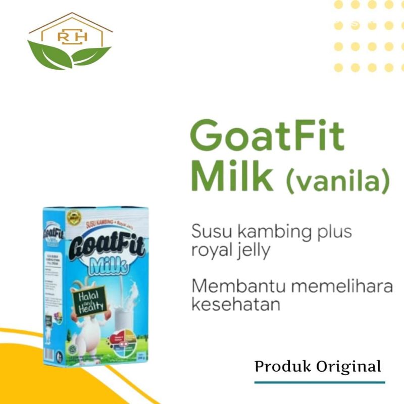 

Goatfit Milk Susu Kambing Etawa Original 200gram