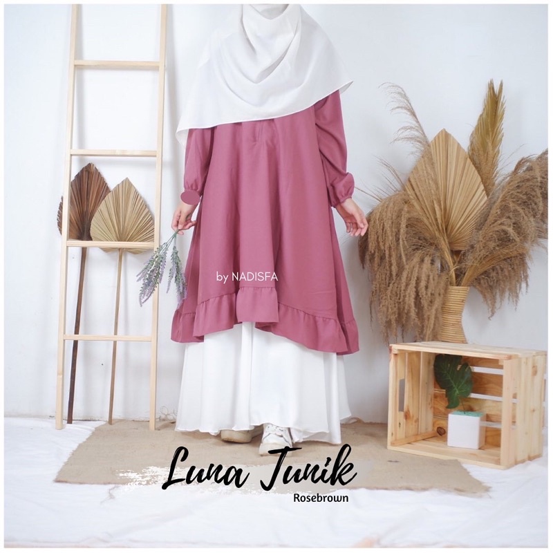 LUNA TUNIK POLOS BUSUI FRIENDLY