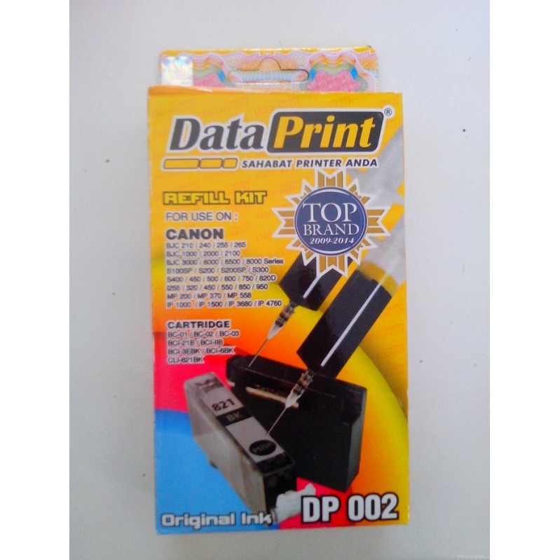 Tinta Suntik Data Print 002 Black - Tinta Refil - Tinta Isi Ulang DataPrint