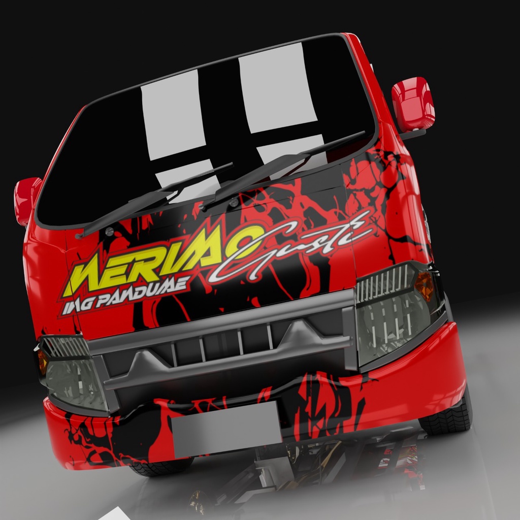 Sticker Decal Striping full body isuzu Traga