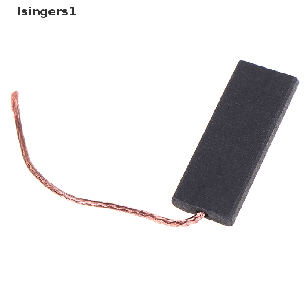 (lsingers1) 2pcs Sikat Karbon Warna Hitam Ukuran 5x13.5x40mm Untuk Mesin Cuci