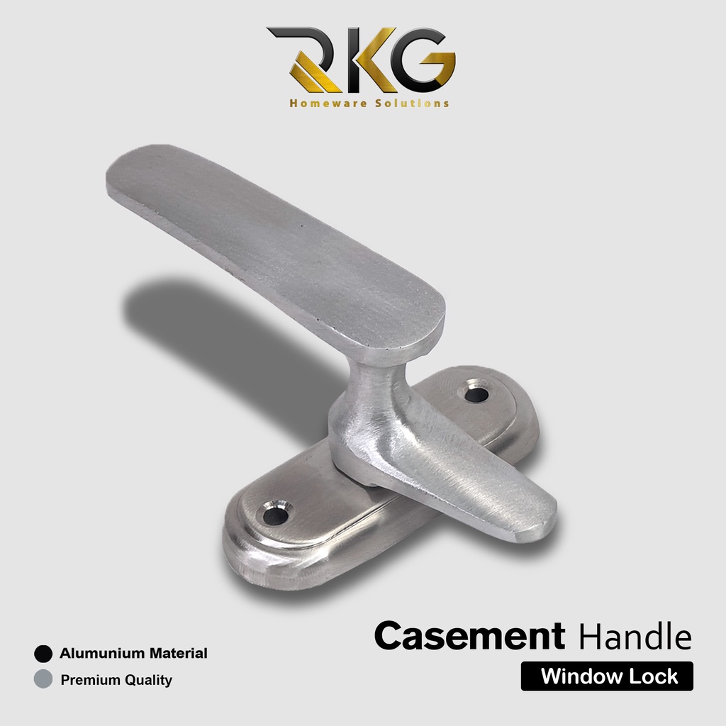 Premium (Mount) RKG Rambuncis Jendela Aluminium Tebal Grendel Slot Jendela Slot Jendela Gagang