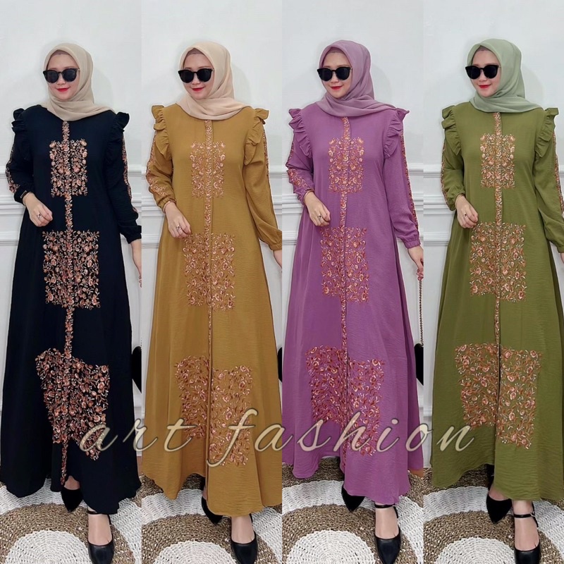 RAINA ABAYA DRESS ART FASHION