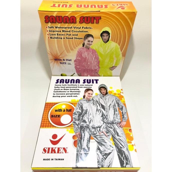 Sauna Suit Siken / Baju Sauna Siken / Jaket Olahraga Siken ukuran XXXL