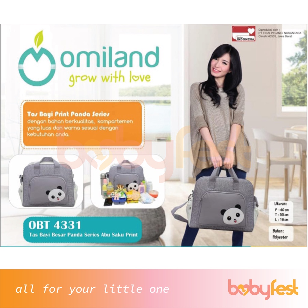 Omiland  Diaper Bag Tas Bayi Panda Series