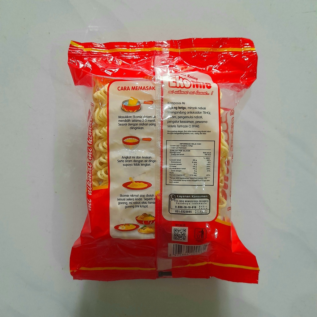 EKO MIE Mi Kering 120gr Isi 2 pcs