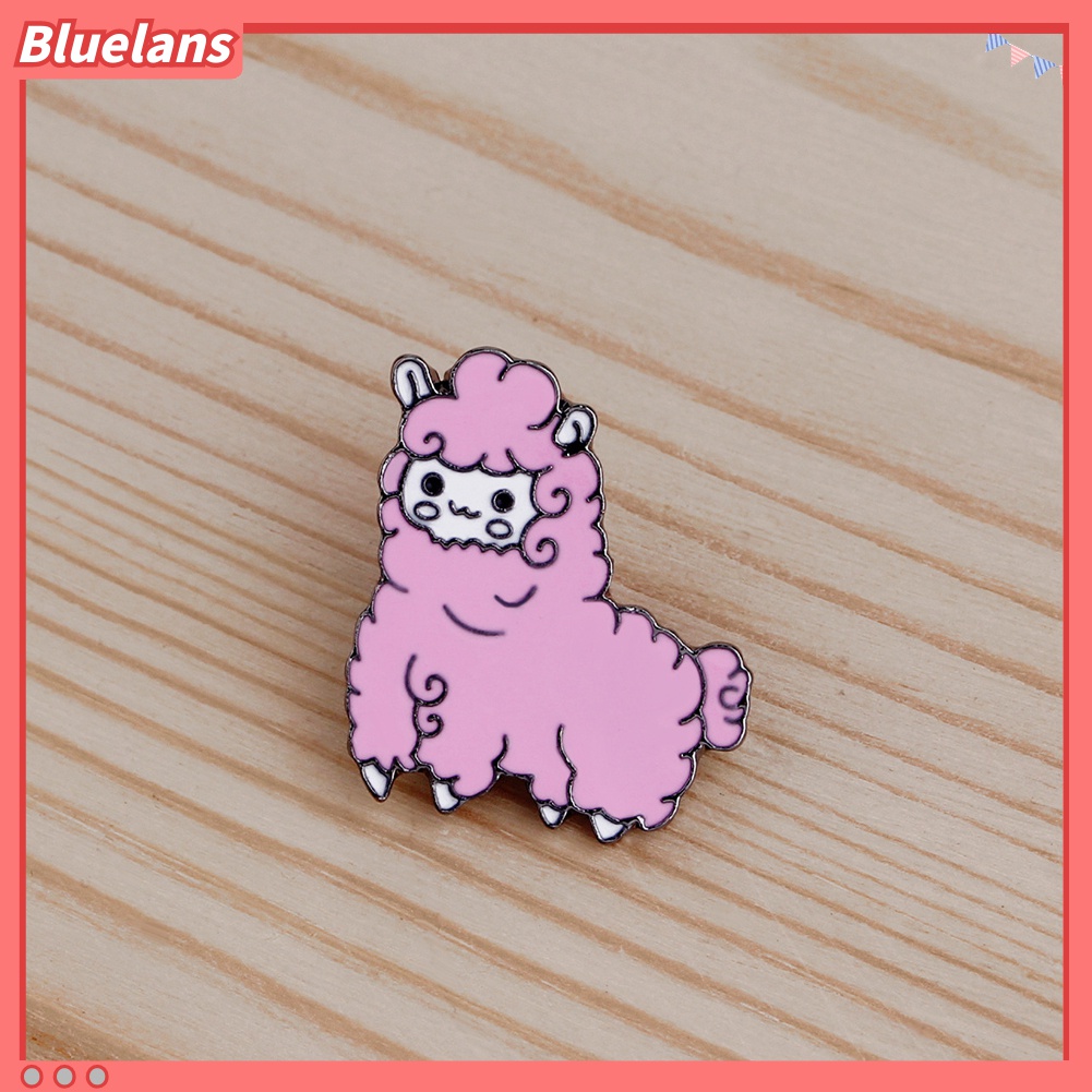 Bros Pin Bentuk Kartun Domba Alpaca Bahan Alloy Untuk Wanita