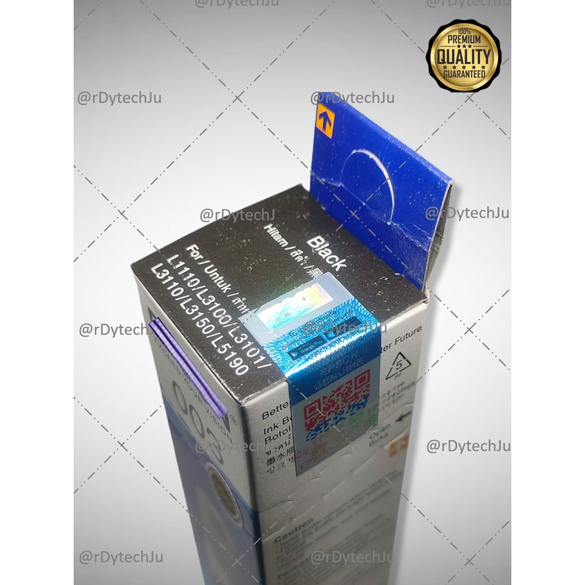 Tinta Printer 003 untuk printer L1110 L5190 L3101 L3110 L3150 PREMIUM QUALITY