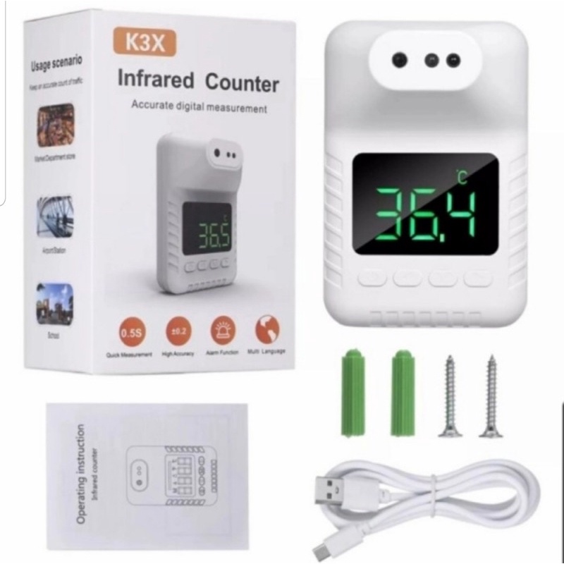 K3X PENGUKUR SUHU INFRARED COUNTER TERMOMETER